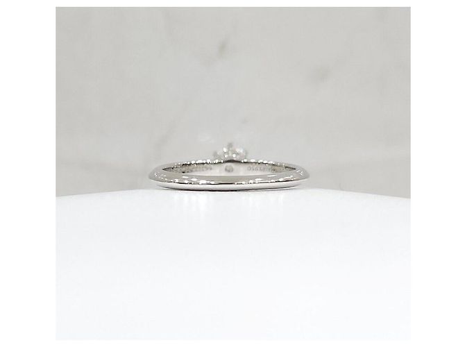 Tiffany & Co Neuer Ehering aus Platin und Diamanten Silber - Ansicht 3