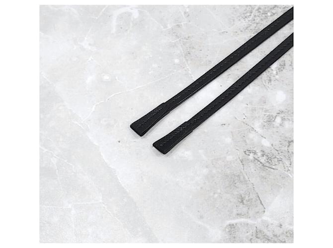 Prada Bolo Tie de cuero Saffiano Negro - vista 4