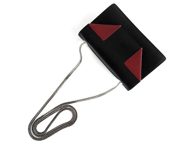 Saint Laurent Borsa a tracolla Betty Rosso - vista 3