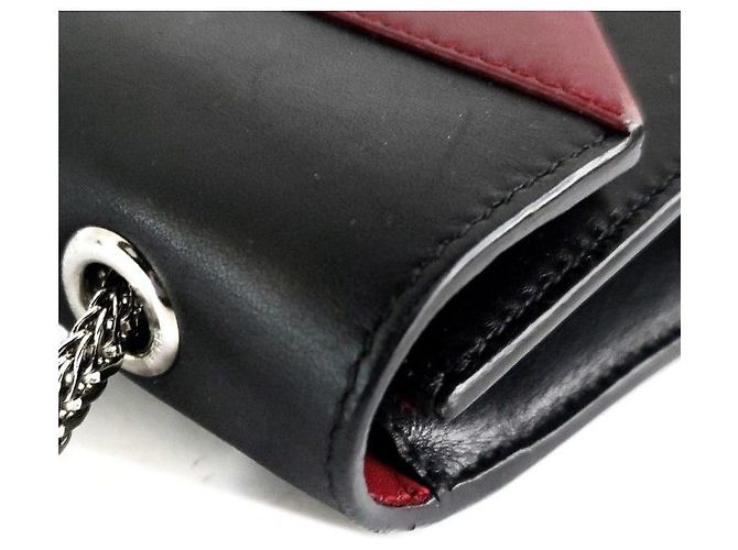Saint Laurent Borsa a tracolla Betty Rosso - vista 5