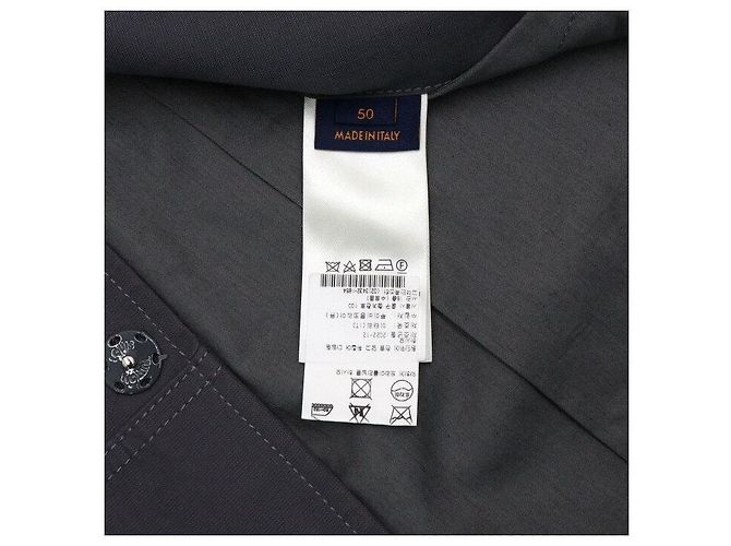 Louis Vuitton Giacca in denim ricamata Multi Tool da uomo Marrone - vista 7
