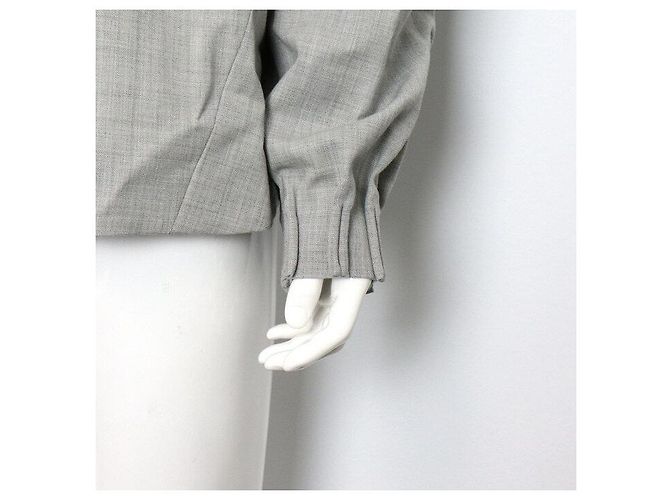 Dior Gray Wool Blended Back Button Men's Shirt - view 3