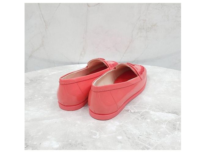 Chanel Mocassini in vernice rosa - vista 5