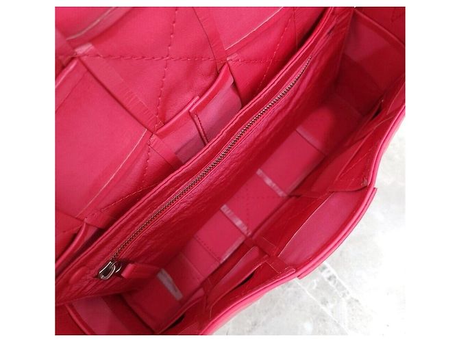 Bottega Veneta Borsa a tracolla Cassette Intrecciato Rosa - vista 8