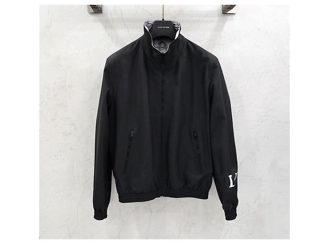 Louis Vuitton Monogram Shibori Reversible Mixed Leather Blouson Jacket Silvery - view 5