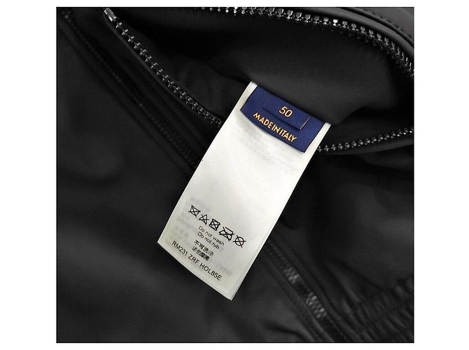 Louis Vuitton Monogram Shibori Reversible Mixed Leather Blouson Jacket Silvery - view 8