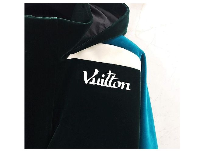 Louis Vuitton Giacca antivento in velluto Technical Tape Multicolore - vista 4