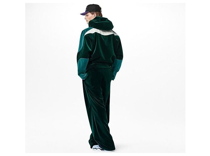 Louis Vuitton Giacca antivento in velluto Technical Tape Multicolore - vista 7