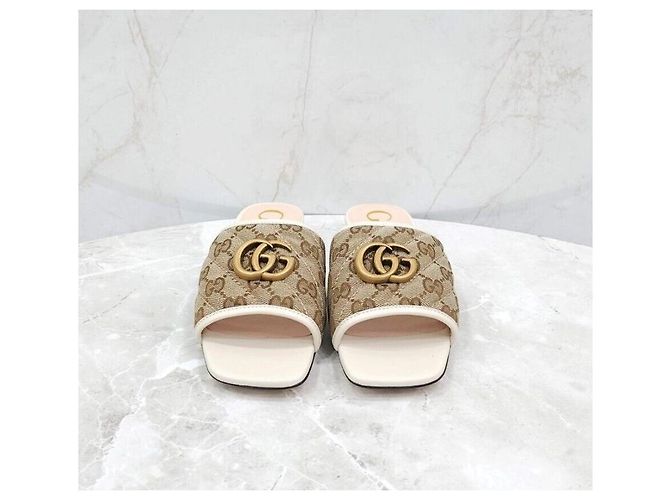 Gucci Sandali Slide Matelassé - vista 2