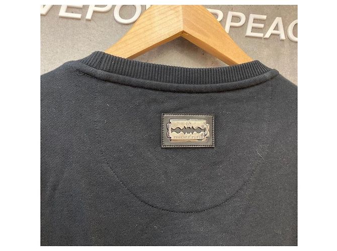 Philipp Plein Sweat-shirt à imprimé crâne et cristaux Noir - vue 4