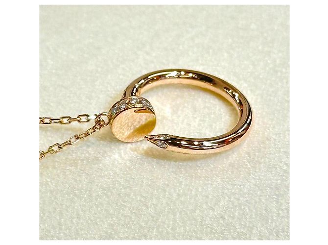 Cartier Collana Juste un Clou in oro rosa e diamanti - vista 2