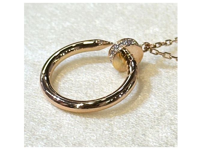 Cartier Collana Juste un Clou in oro rosa e diamanti - vista 3
