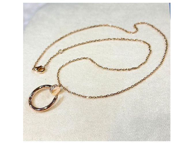 Cartier Collana Juste un Clou in oro rosa e diamanti - vista 5