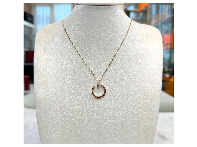 Cartier Collana Juste un Clou in oro rosa e diamanti - vista 6