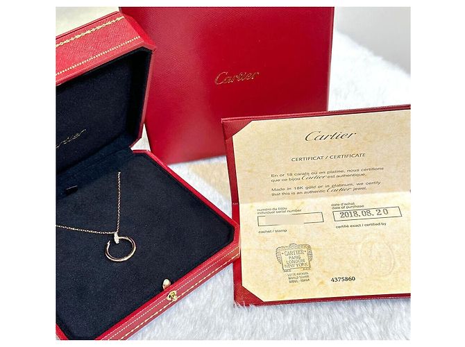 Cartier Collana Juste un Clou in oro rosa e diamanti - vista 8