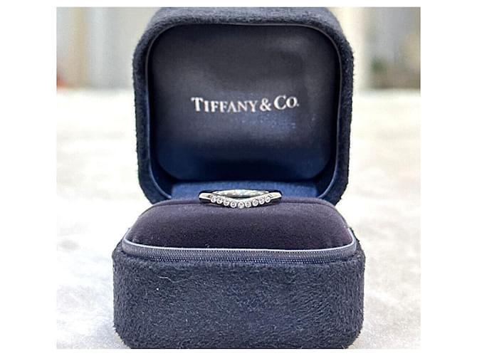 Tiffany & Co Tiffany Platinum Elsa Peretti Ring Blau - Ansicht 2
