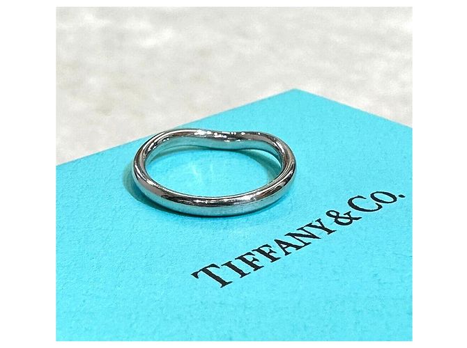 Tiffany & Co Tiffany Platinum Elsa Peretti Ring Blau - Ansicht 5