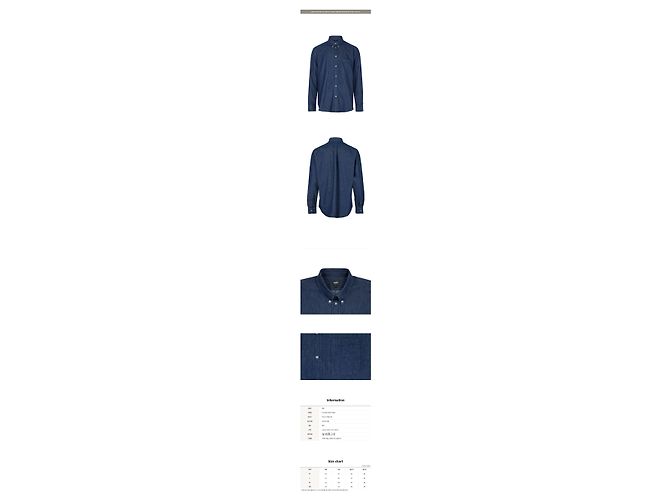 Fendi Blaues Chambray-Denim-Hemd - Ansicht 2