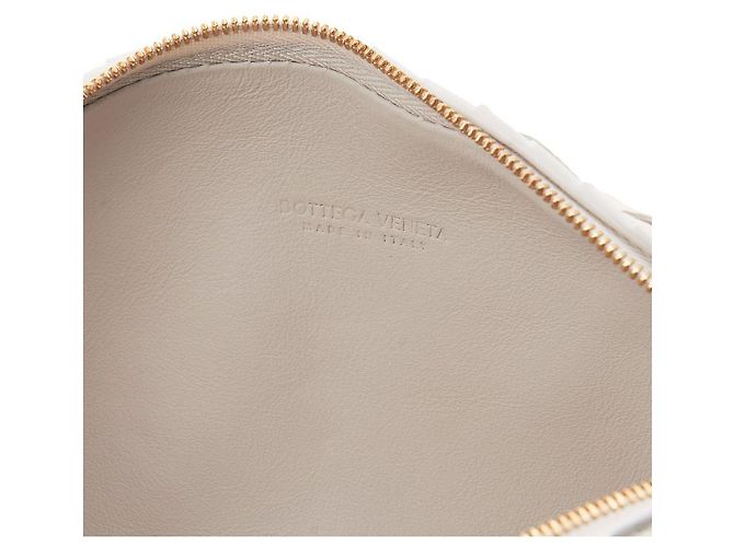 Bottega Veneta Borsa Crossbody Intrecciato Bianco - vista 9