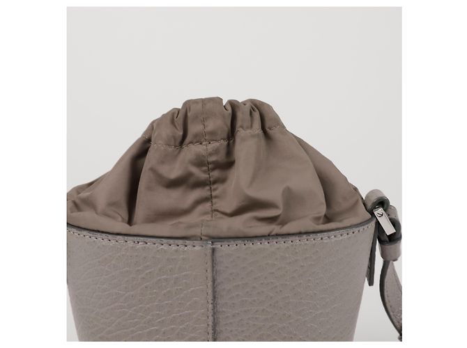 Maison Martin Margiela Borsa Micro Bucket a Spalla e Tracolla Marrone - vista 6