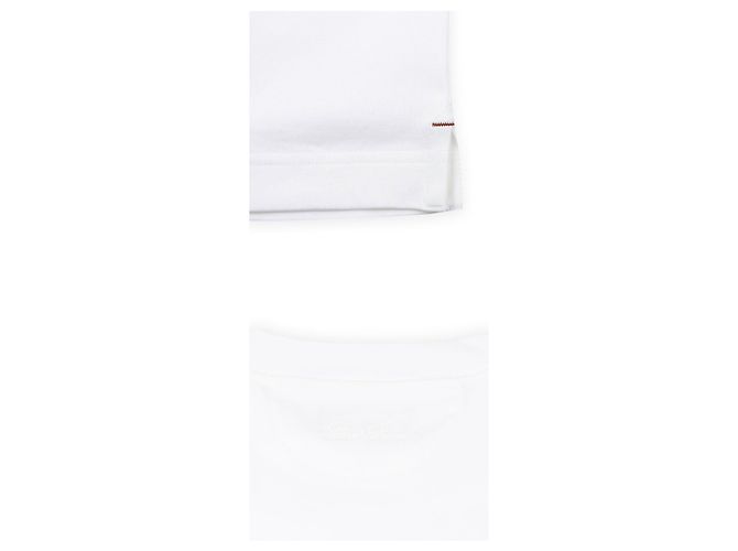 Loro Piana T-shirt basic in cotone a maniche corte (White) - vista 4