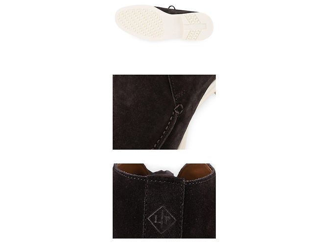 Loro Piana Stivaletti Angle da uomo Work and Walk (Evanoh) Nero - vista 6
