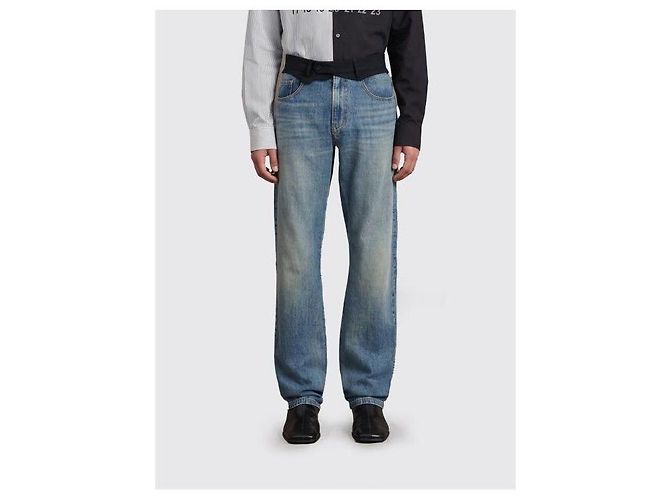 Maison Martin Margiela Jeans con vita sostituita Blu - vista 4
