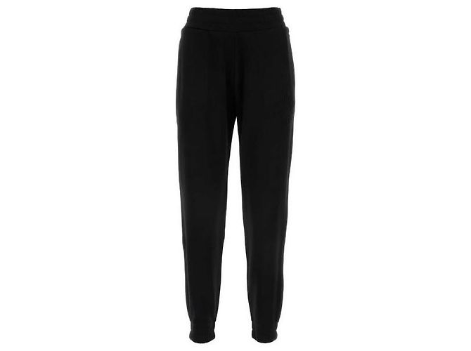 Moncler Baumwollhose mit Logo-Patch Schwarz - Ansicht 3