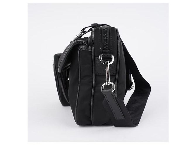 Prada Borsa a tracolla Logo Re-Nylon Saffiano - vista 3