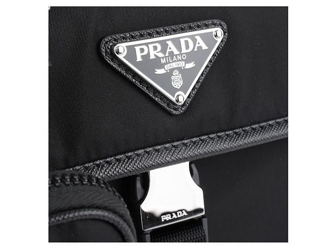 Prada Borsa a tracolla Logo Re-Nylon Saffiano - vista 5