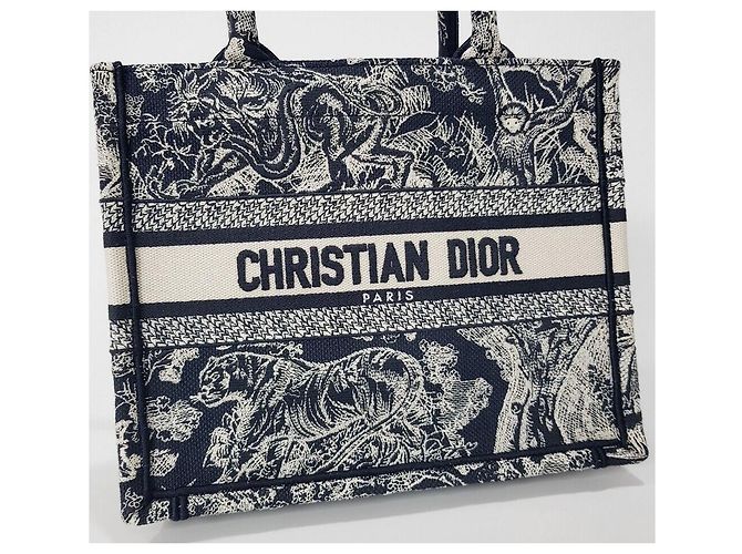 Dior Book Tote Small Tuileries Reverse Embroidery Multicolore - vista 3