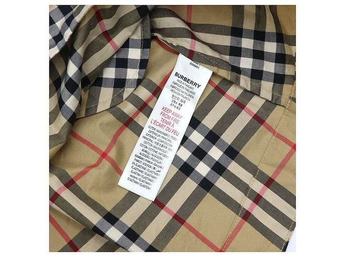 Burberry Abito in cotone stretch a quadretti per bambine - vista 7