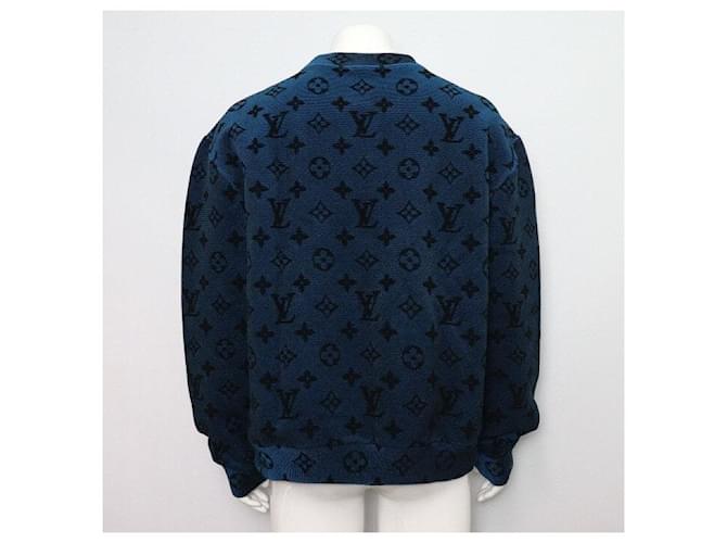 Louis Vuitton Iridescent Monogram Jacquard Strick-Sweatshirt Schwarz - Ansicht 4