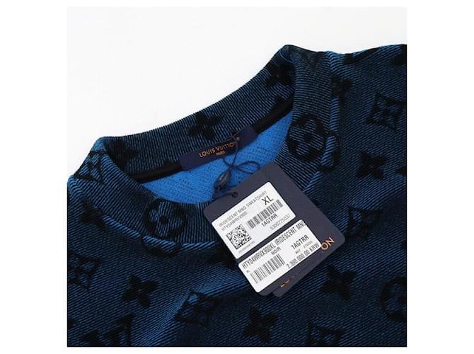 Louis Vuitton Iridescent Monogram Jacquard Strick-Sweatshirt Schwarz - Ansicht 5