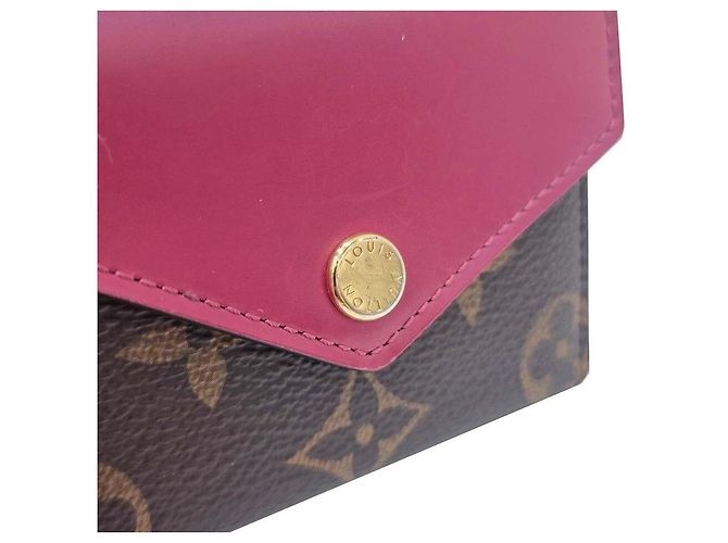 Portafoglio Louis Vuitton Zoe Fuchsia Rosa - vista 6