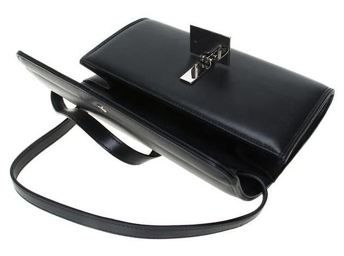 Gucci Borsa a spalla piccola doppia interlocking stamp : Nero - vista 6