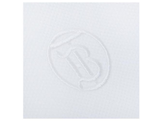 Burberry Polo in piqué di cotone con motivo monogramma - vista 6