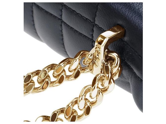 Burberry Mini mala de rodinhas em couro acolchoado Preto - vista 6