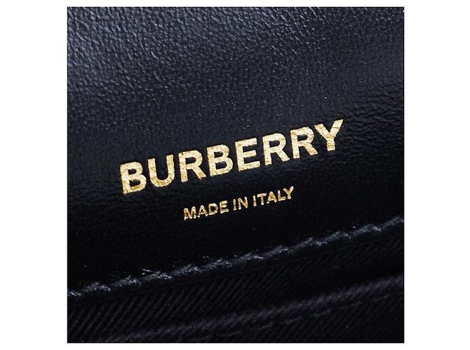 Burberry Mini mala de rodinhas em couro acolchoado Preto - vista 7
