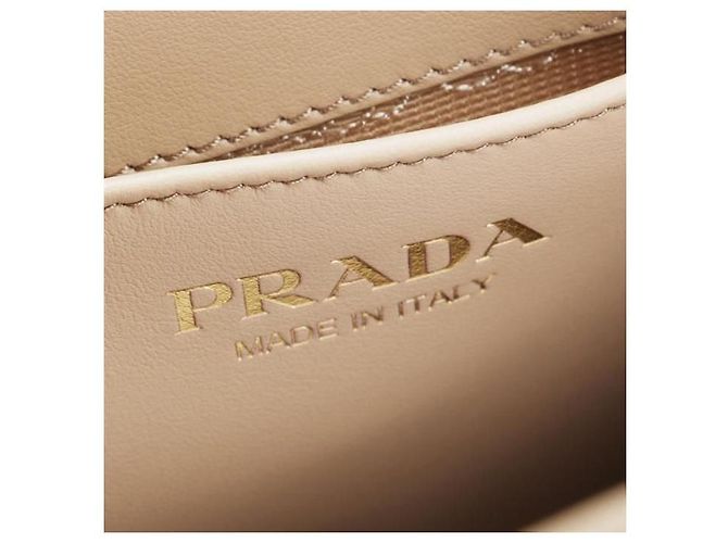 Prada Mini-Tasche aus Stoff mit besticktem Symbol OOM Orange - Ansicht 7