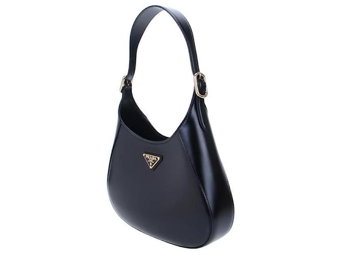 Prada Borsa a tracolla media in pelle Nero - vista 2