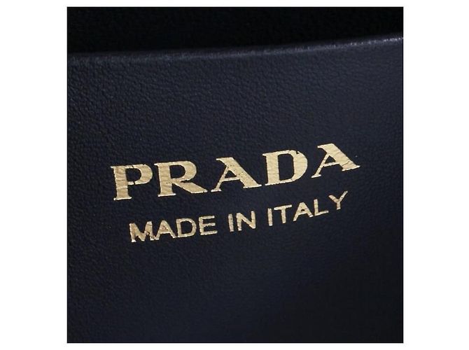 Prada Borsa a tracolla media in pelle Nero - vista 7