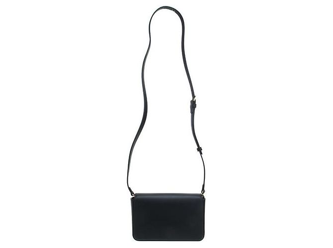 Burberry Vintage Karierter Leder-Notizbuchtasche Schwarz - Ansicht 3