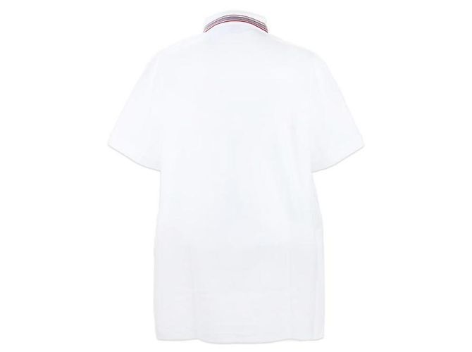 Burberry Polo de piqué de algodón con cuello a rayas Plata - vista 2