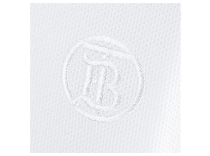 Burberry Polo de piqué de algodón con cuello a rayas Plata - vista 3