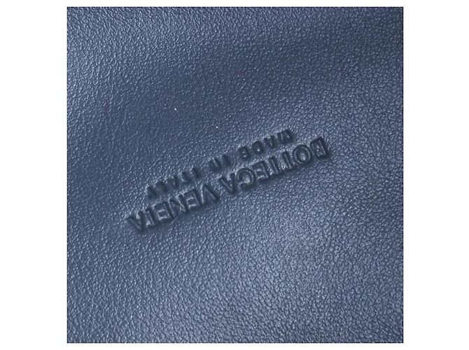 Bottega Veneta Picca borsa bucket Intrecciato stamp : Blu - vista 5