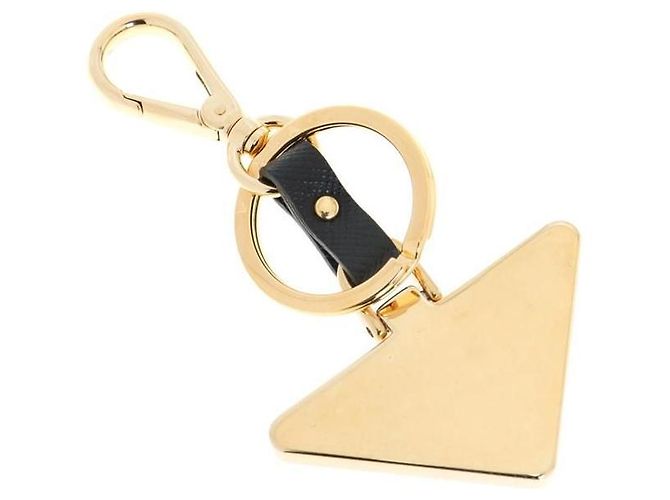 Prada Saffiano Leather Keychain stamp: - view 2