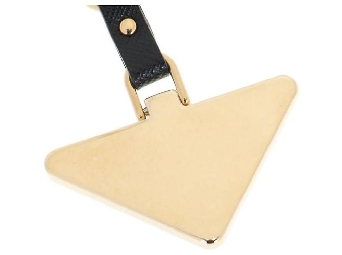 Prada Saffiano Leather Keychain stamp: - view 4