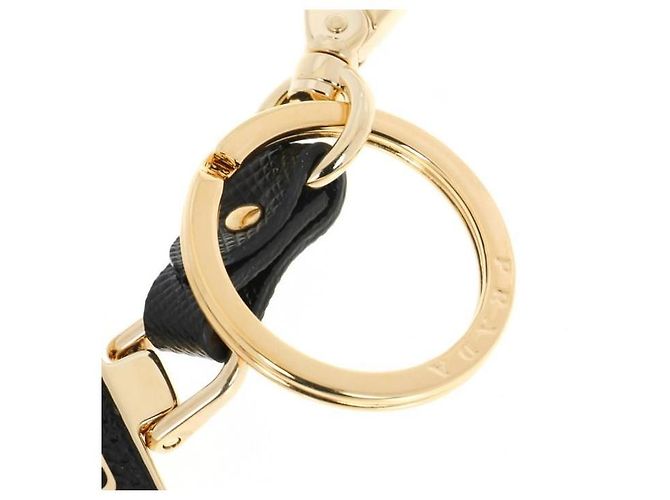 Prada Saffiano Leather Keychain stamp: - view 5