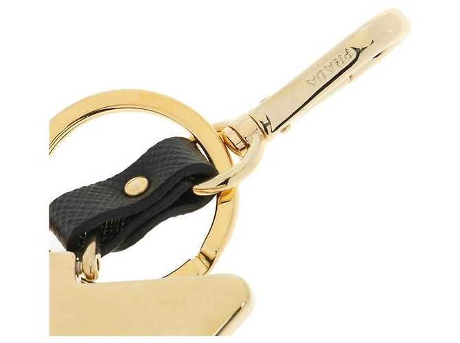 Prada Saffiano Leather Keychain stamp: - view 6